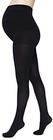 Conte Maternity Wear Opaque Tights during Pregnancy with Support Effect, Amore 60 Den, Black (Nero), Medium