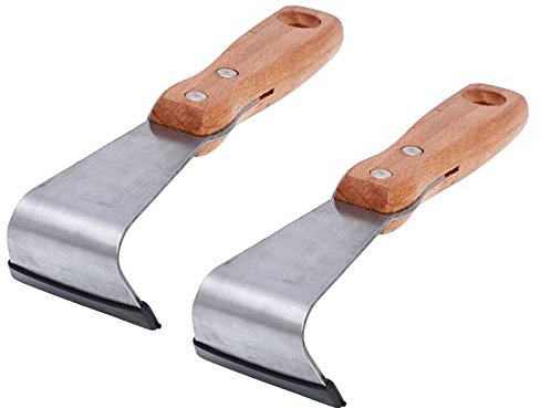 YARNOW 2stücke Rindenschaber Für Obstbäume Handmesser Für Rinde Gartenscheren Aus Holz Und Stahl Für Bäume Balkonen Im Freien in Höfen Gärten Und Parks