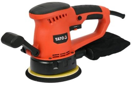 Yato YT-82207 ponceuse portative Ponceuse orbitale aléatoire 13000 tr/min Noir, Orange 450 W