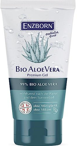 Enzborn Bio Aloe Vera Gel 30 ml | Praktische Reisegrösse | Ideal für die Handtasche | Feuchtigkeitsspendend | lindert Sonnenbrand | 3 x 30 ml = 90 mll