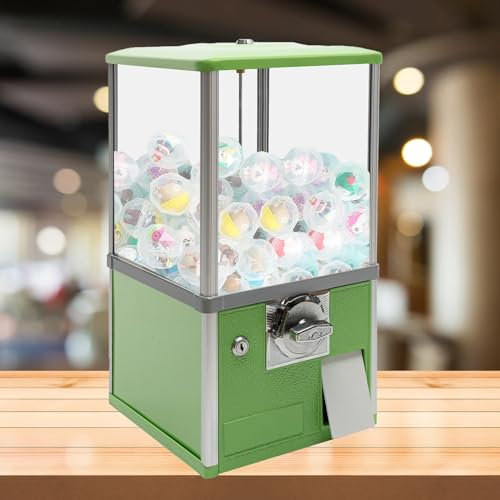 EliKBH Vending Machine Candy Dispenser Candy Machine for Commercial Use, Office, Birthday Parties (Color : Green)