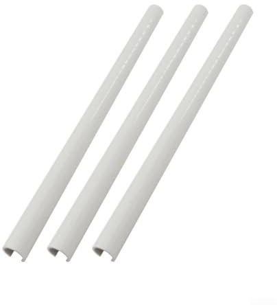 CWOQOCW Heizkörperrohrabdeckungen, 15 x 200 mm, 300 mm, 500 mm, weiß, Rohrmanschetten für professionelle Heimveredelung, 4 Stück (weiß - 200 mm)