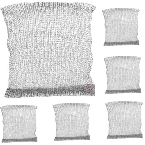 ANDRESLAD Sacchetto in Rete Di Acciaio Inossidabile Per Protezioni Per Radici Di Piante Da Giardino 6 Pezzi Sacchetto in Rete Protettivo Per Fiori