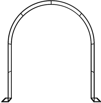 Metall Gartenlaube Spalier für Kletterpflanzen, Rosenpavillon für Hochzeit, Gartendekoration, Wetterfest, Bogen für Brautparty, Breiter Bogen für verschiedene Kletterpflanzen