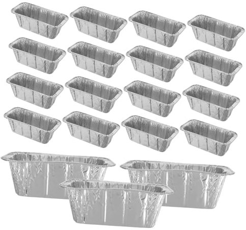 UPKOCH 30pièces Bacs De Récupération De Graisse Aluminium pour Plaque De Cuisson avec Revêtement Anti-Graisse pour Et Barbecue