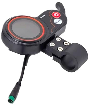 Display für Elektro-Scooter – wasserdichter LCD-Beschleuniger | Anzeigemessgerät für Armaturenbrett Roller mit Gaspedal, Fahrrad-Tachometer-Bildschirm