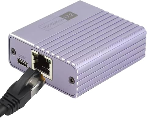 Netzwerk-Splitter, WLAN-Splitter, 1 in 4 Ausgänge, Hochgeschwindigkeits-Gigabit-Router-Adapter, niedrige Latenz, Zubehör für Bibliothek, PC, Kamera, TV-Box, Zuhause, Wohnzimmer