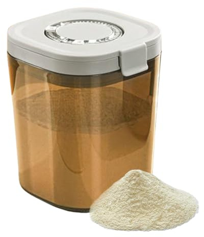 Dispenser di latte in polvere per | Scatola di immagazzinaggio ermetico,Dispenser a prova di perdite con cucchiaio per casa, cucina, all'aperto