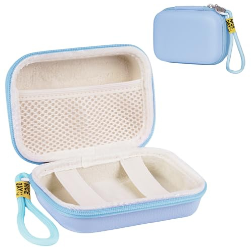 Ainiv Étui pour Appareil Photo Compact pour Appareil Photo Numérique, Bleu | Mini Étui de Protection pour Appareil Photo numérique, Compatible avec Les Petits appareils Photo numériques compacts