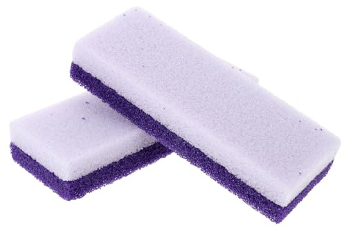 LIFKOME 2 Exfoliantes de Piedra Pómez para Pies de Pu, Herramienta Ligera para Remover Durezas y Callos, Adecuado para Limpieza y Cuidado Personal