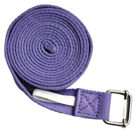 Zambuph Flessibilità con cinghia elastica per yoga per principianti Cintura elastica per yoga in cotone Cintura per Cinture per lavabili