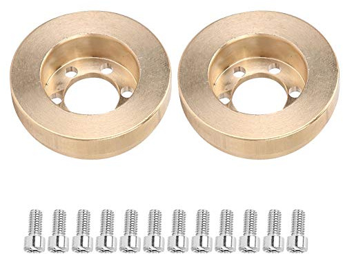 Contrepoids de moyeu de roue B de 1,9 pouces, poids Inal CNC Macd pour voiture 4 RC, contrepoids de densité B pour roue hexagonale de 12 mm, Compatible avec