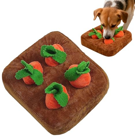 Hund Schnüffelteppich,Welpen Karotte Schnüffelspielzeug,Hundebeschäftigungsmatte - Für Tierliebhaber Berufstätige Trainer Wohnung Homeoffice Indoor Spiel Regentage Wohnzimmer