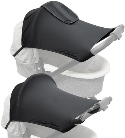 Housse anti-pour poussette Protection UV réglable et pliable