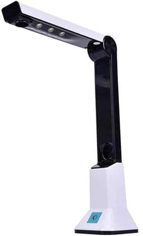 Yarryuter CáMara de Documentos para Profesores, EscáNer de CáMara de Documentos USB PortáTil con Soporte EscáNer FotográFico de CáMara de Documentos de Formato A4 de 8MP HD