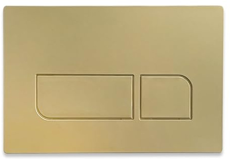 WC-Doppelspültaste für Geberit Unterputzspülkasten – Kompatibel mit Sigma 01, 20, 30, 50 und UP300, UP320 Betätigungsplatten (golden)