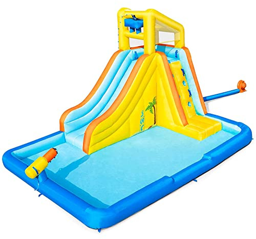 Thicken Bouncy Castle Inflatable Bounce House Full of Fun Water Pool Slide Activity Center Sets Up in Seconds Climbing Wall