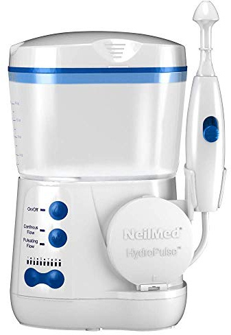 Neilmed Hydropulse by Dr Grossan - Multi-Speed Electric Pulsating Nasal Sinus Irrigation System, 1 count
