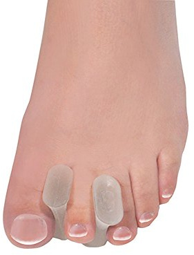 Gel Toe Spreaders Pressure Relief from Friction Toe Pain Realign and Prevent Toes from Turning Inwards Aids Pain from Bunions, Overlapping, Toe Drift and Nail Issues Latex Free Medium Pk of 4