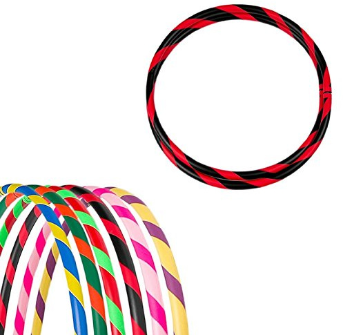 Bunter Hula Hoop Reifen, faltbar, Ø90/95/100cm