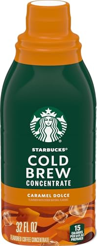 Starbucks Concentré d'infusion à froid - Dolce de caramel, 32 FL OZ