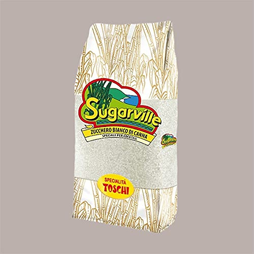 Lucgel Zucchero Bianco di Canna Sugarville Speciale Cocktail Toschi - 1 Kg -