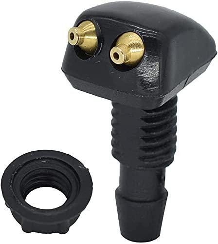 2 spazzole lavavetri universali per tergicristalli anteriori, ugello per irrigatore, erogatore per acqua, ricambio per auto, design pratico e durevole