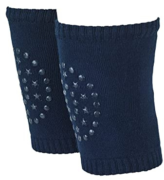 Sterntaler Kniepad uni - unisex Kniepad mit ABS-Noppen, mit Innenfrottee für zusätzliche Polsterung am Knie - marine, Größe 0