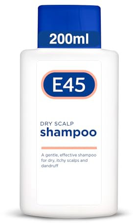 E45 shampoo cuoio capelluto a secco dermatologico 200ml - Shampoo del cuoio capelluto a secco con vitamina B5 per idratare i capelli - per capelli puliti e lucenti - shampoo anti -forfo