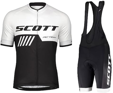 Petorenk Sommarcykelkläder för män - snygg och funktionell cykelbody med vadderade shorts i 19D Gel som andas och torkar snabbtorkande, Nreo, M