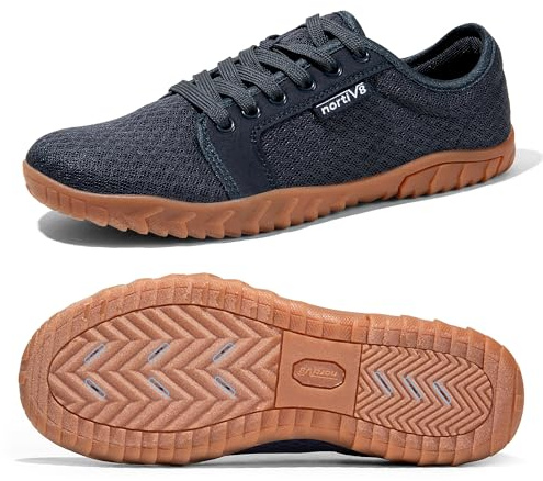 NORTIV 8 Mens Womens Quick Dry Water Shoes - Barefoot Aqua Swim Shoes for Beach Sports, Fishing, Hiking, Boating & Surfing,Size M8.5/L10,Blue,Coast