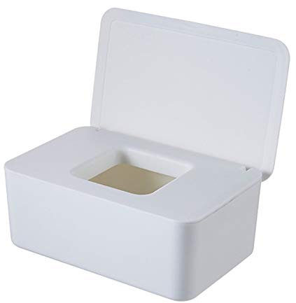 Box-Halter, langlebig, für Feuchttücher, multifunktional, für den Schreibtisch, mit Dichtung, für Baby-Feuchttücher, Papier-Aufbewahrungsbox, Spenderhalter, Deckel, Taschentuchhalt