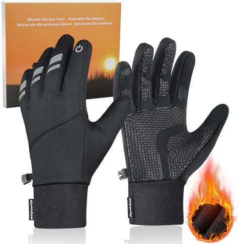 kyncilor Guanti Donna Invernali Touchscreen ciclismo invernali Guanti Da Antiscivolo Per Ciclismo, Moto