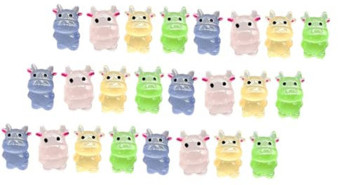 Vaguelly 24pièces Figurines Lumineuses De Miniatures De Décorations pour pour Décorer Et