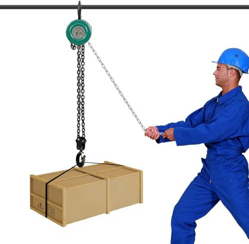 Manueller Kettenzug, 2T Tragkraft, verzinkter Handkettenzug, verschleißfest