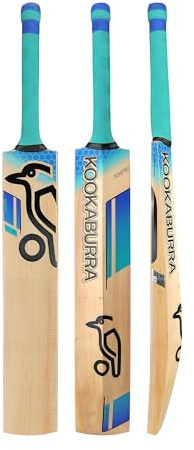 Kookaburra Rapid 7.1 Cricket Bat-Size H, Mazza Junior Gioventù Unisex, Blu, Harrow