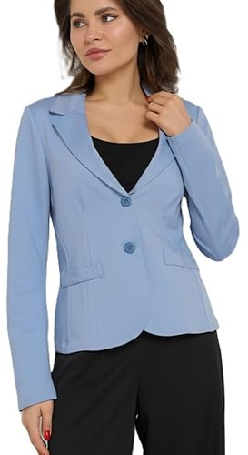 Ballandoro Blazer Donna Elegante Corto - Giacca Leggera Casual Elegante | Blazer Corto Cerimonia Jersey, Made in Italy, per Completo e Tailleur, Coprispalle Cardigan Giacchino Taglie Forti