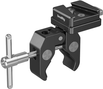SMALLRIG V-Mount Krabbenförmige Klemme, 15–40 mm rutschfeste Klemme, 1,5 kg Tragkraft, kompatibel mit Mehreren Marken von V-Mount-Batterien – 5313