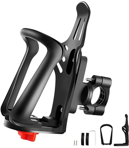 Universaler Flaschenhalter Fahrrad für MTB Rennrad E-Bikes, Einstellbarer Getränkehalter in 48-86mm, Leichter Trinkflaschenhalter aus PC-Material, Fahrradflaschenhalterung in Lenker