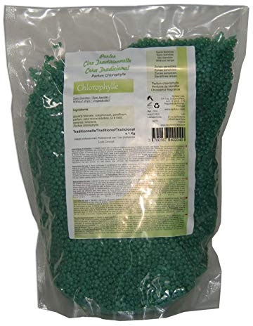 Storepil Klorofyll varmvaxpärlor påse 1 kg för traditionell hårborttagning