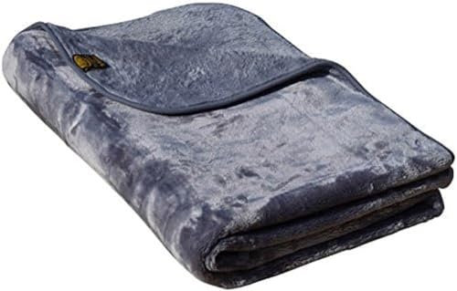 Amago - Kuscheldecke, Cashmere-Feeling, 180 x 220 cm - Anthrazit