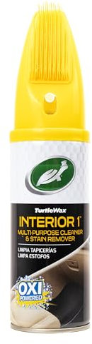 Turtle Wax TW51987 Green Line Espuma para Interior con Cepillo, Protector de Salpicaderos ,Amarillo, 400 ml