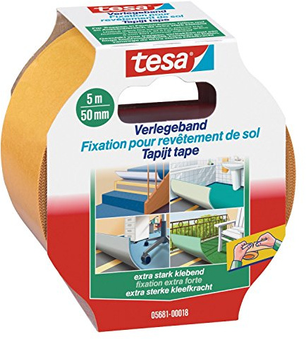 6er Sparpack tesa Verlegeband, extra stark klebend 5 m x 50 mm 05681-00018-00 (6)