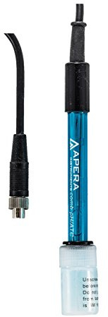 Apera Instruments 201T-S 3-in-1 kombinierte pH/Temp.-Elektrode | 8-Pin-Anschluss (Messbereich: pH: 0 - 12; Temp: 0 - 60 °C)