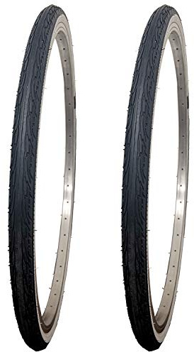 26x 1 3/8 Zoll Fahrradreifen-Set mit Weisswand 37-590