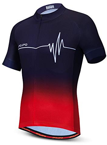 JPOJPO Herren Radtrikot Kurzarm MTB Sommer Kleidung Fahrrad Tops Jacke S-3XL