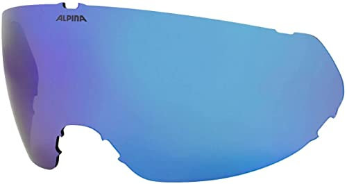 ALPINA Ersatzvisier für Alto Varioflex Visier-Skihelm (907 blue, für 51-55 cm)