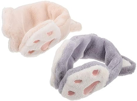 GALPADA 2stücke Katzenohren Ohrwärmer Für Weiche Plüsch-earmuffs Unisex Für Winter Skifahren Wandern Für Outdoor-aktivitäten Und Beige