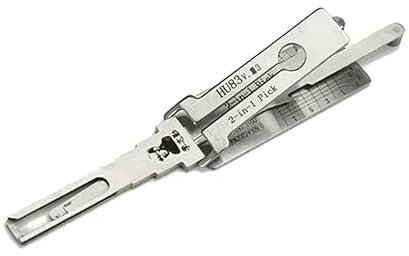 HU83 LiShi 2 in 1 Dietrich und Decoder, Autoschlüsselleser, Auto Lock Pick, Professionelle Schlosser-Werkzeuge