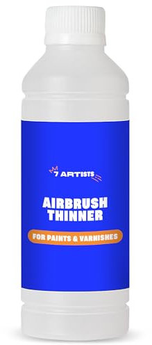 7 Artists Airbrush Verdünner Acrylfarben 250 ml Airbrush Thinner | Airbrush Medium | Acryl Verdünner für Air Brush | Airbrush-Zubehör für Kunst und Hobby